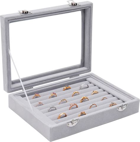 ring storage boxes with lids